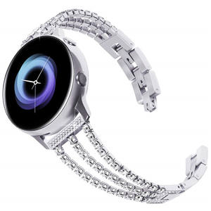 Bracelet de luxe pour <span class=keywords><strong>femme</strong></span> Bracelet de montre pour <span class=keywords><strong>Samsung</strong></span> Galaxy <span class=keywords><strong>Gear</strong></span> <span class=keywords><strong>s3</strong></span> Huawei Bracelet de montre en acier inoxydable en alliage de diamant - Product Image 5