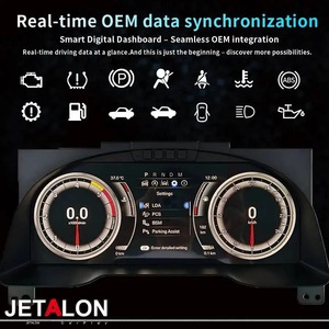 Pantalla LCD de 12.3 Pulgadas para Toyota Innova 2016-2022, Panel Digital, Cabina Virtual, Reproductor Multimedia para Auto, Pantalla de Tablero - Product Image 5