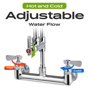 <span class=keywords><strong>Grifo</strong></span> de Fregadero Comercial de 25 Pulgadas con Rociador, <span class=keywords><strong>Grifo</strong></span> de Fregadero para Hotel y Restaurante con Cabezal de Rociado Extraíble, <span class=keywords><strong>Grifo</strong></span> de Latón de Alta Calidad - Product Image 5