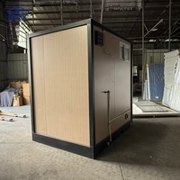 Cabine de toilettes mobiles portables entièrement équipées et isolées en EPS pour chantier de construction, site touristique, événement
