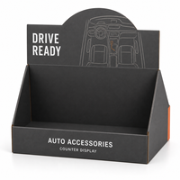 Boîtes de présentation PDQ personnalisées écologiques pour comptoir avec impression offset et pelliculage mat pour la vente au détail d'accessoires automobiles