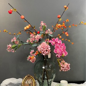 Nouvelle Décoration de Table de Salon pour le Nouvel An : Faux Fruit de Grenade Artificiel, Composition Florale, Ornement de <span class=keywords><strong>Branche</strong></span> de Fruit Haute - Product Image 2