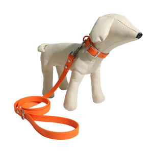 <span class=keywords><strong>PVC</strong></span> Hunde halsband und Leine Set Hot Selling Factory Großhandel Custom Logo Weiches <span class=keywords><strong>PVC</strong></span> Hunde halsband Wasserdichte Leine - Product Image 5