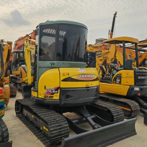 Excavadora hidráulica de cadenas Yanmar Vio55 usada, en stock, envío rápido, VIO55 VIO50, 5 toneladas, miniexcavadoras hidráulicas usadas. - Product Image 1