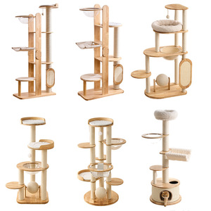 Árbol para Gatos Todo en Uno, Grande y Ahorrador <span class=keywords><strong>de</strong></span> Espacio, para Uso Doméstico, Pedidos al por Mayor Disponibles Directamente <span class=keywords><strong>de</strong></span> Fábrica - Product Image 1