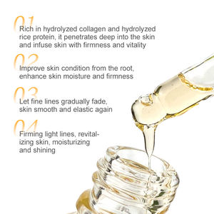 Toptan kollajen yumuşatma serum Private label organik Antiwrinkle derin nemlendirici beyazlatma sıkılaştırıcı kollajen yüz serumu - Product Image 5