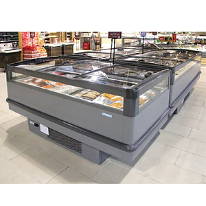Congélateur commercial pour supermarché, vitrine pour aliments surgelés avec porte coulissante en verre et éclairage LED - Product Image 4