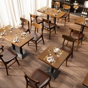 Set da pranzo personalizzato in legno massello-mobili retrò per caffè e bistrot - Product Image 4