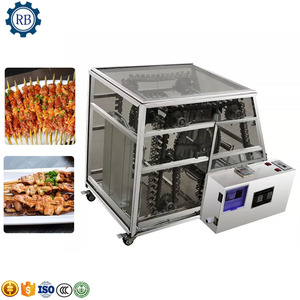 Machine à barbecue à prix abordable pour la préparation de kebabs de poulet, gril barbecue - Product Image 3