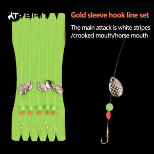 C Juego de señuelos de pesca con mosca Kit de accesorios <span class=keywords><strong>Sinker</strong></span> Spinner Tackles <span class=keywords><strong>Line</strong></span> Group Swivels <span class=keywords><strong>Hook</strong></span> Bait - Product Image 6
