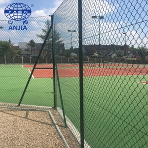 Malla de <span class=keywords><strong>Alambre</strong></span> Plastificada <span class=keywords><strong>Romboidal</strong></span> de Tejido Suelto <span class=keywords><strong>para</strong></span> Cercas y Pantallas, Personalizada de Fábrica - Product Image 2