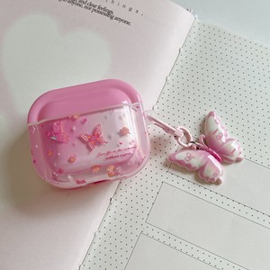 Étui pour écouteurs carré tendance viral, motif papillon, antichoc, mignon et féminin, coque de protection pour AirPods 4, AirPods <span class=keywords><strong>Pro</strong></span> 2, AirPods 3/2 - Product Image 3