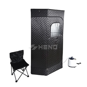 <span class=keywords><strong>Sauna</strong></span> vapeur portable Neokudo OEM, facile à installer, tente de <span class=keywords><strong>sauna</strong></span> intérieure pour spa à domicile, boîte de <span class=keywords><strong>sauna</strong></span> avec générateur de vapeur de 4,2 L et chaise pliante - Product Image 6