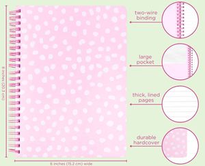 Cuaderno Espiral Económico 2025 para Estudiantes, Mini Libreta de Ejercicios, Agenda - Product Image 3
