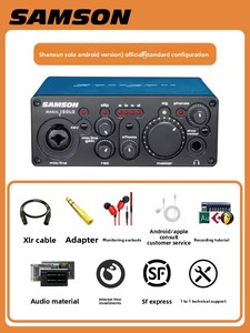 ซัมซั่น โซโล การ์ดเสียงภายนอกแบบ <span class=keywords><strong>USB</strong></span> สำหรับโทรศัพท์มือถือ คอมพิวเตอร์ สำหรับการถ่ายทอดสด บันทึกเสียง คาราโอเกะ เครื่องดนตรี จากประเทศจีน - Product Image 6