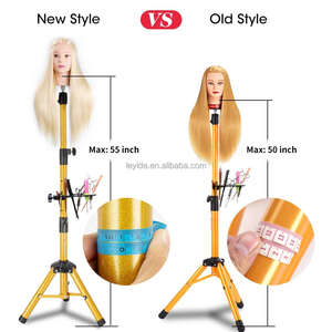 AliLeader Support Trépied Professionnel Réglable et Luxueux <span class=keywords><strong>avec</strong></span> Tête <span class=keywords><strong>de</strong></span> Mannequin en Toile Métallique pour Perruques et Plateau Multifonctionnel - Product Image 5