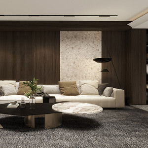 KAPOK Roble del Cáucaso sincronizado en relieve superficie patrón exquisito decorativo Mdf 3D paneles de pared - Product Image 5