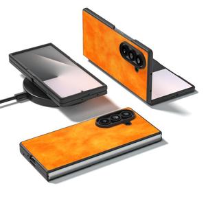 Prezzo di fabbrica per Samsung Galaxy Z Fold7 5G Dual colore Texture PU custodia del telefono - Product Image 2