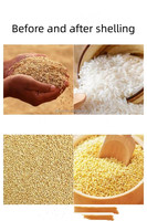 Mini machine à polir le riz/petite machine de moulin à riz automatique/moulin à riz combiné automatique