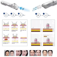 Injecteur numérique à micro-pression négative réglable, 9 broches, 5 ml, appareil portable pour booster la peau du nez, anti-âge, anti-rides
