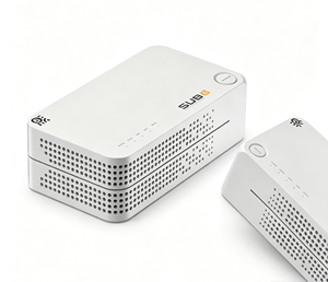 Modem CPE 5G portable rond avec emplacement pour carte SIM, <span class=keywords><strong>routeur</strong></span> <span class=keywords><strong>WiFi</strong></span> 6 pour SOHO, VOIP et QoS - Product Image 1