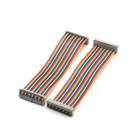 Hochwertige benutzer definierte 2,54 Flach kabel Regenbogen kabel 3 Ampere 500V AC Farb leitung Draht verbindungs leitung für den Heimgebrauch