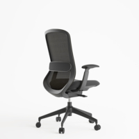 Chaises de bureau, de salle à manger et d'invités de luxe modernes, ergonomiques, réglables, pivotantes, en maille, avec base en aluminium, pour vente en gros