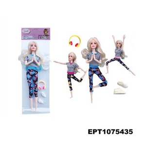 EPT Dollartoys Ultimate Beautiful Princess Hair <strong>Gymnastics</strong> Dancer <strong>Doll</strong> Plastic Yoga Joint <strong>Gymnastics</strong> Dancer <strong>Dolls</strong> Perfect Gift - Product Image 2