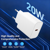 Chargeurs de téléphone USB Type C universels en gros, chargeur USB-C 20W PD, adaptateur de charge rapide OEM 20W