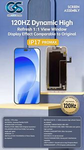 จอ LCD สัมผัส OLED แท้ 120Hz สีคมชัด สำหรับ 17 <span class=keywords><strong>Pro</strong></span> <span class=keywords><strong>Max</strong></span> ขายส่งจากโรงงาน รับประกัน 1 ปี ไม่มีกรอบไม้ - Product Image 5