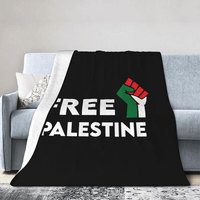 Couverture personnalisée Free Palestine, drapeau palestinien, douce et confortable, pour chambre à coucher, canapé, literie, climatisation, couverture en flanelle