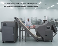 Machine à hacher la viande congelée de 300 L, robuste, pour poulet, porc, bœuf, pour la transformation de la viande à usage commercial