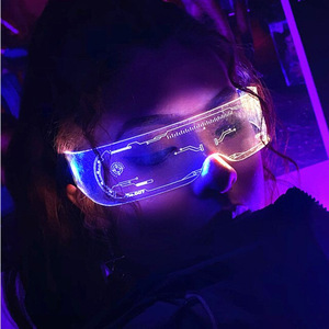 2024 nuevo producto, venta al por mayor, gafas luminosas LED, tecnología acrílica, gafas luminosas coloridas, Bar, fiesta, baile - Product Image 6