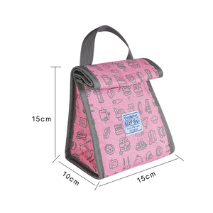กล่องอาหารกลางวันฉนวนความร้อน Tote Cooler Bag กระเป๋าใส่ Bento อาหารกลางวัน - Product Image 5
