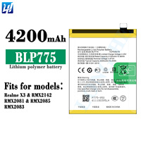 BLP775 X50 X3 Baterai Isi Ulang Polyer Asli Li-ion 100% untuk Realme X3 SuperZOOM