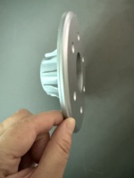 Base de fixation ronde pour pied de table RV Fudu ABS moderne de qualité supérieure, anti-vibration, résistante à la rouille et à la corrosion, garantie 1 an