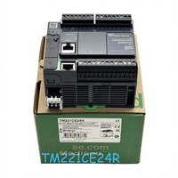 Nuevo Controlador Lógico PLC Modicon M221 Original, 24 E/S, TM221C24R TM221C24T TM221C24U TM221CE24U TM221CE24R TM221CE24T