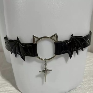 Anillo de Pierna de Cuero con Colgante de Alas de Gato y Patas de Demonio Estilo Lolita Gótica Personalizado para Chicas Subcultura JK Sexy - Product Image 2