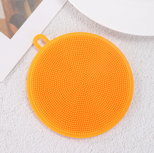 Brosse de nettoyage écologique en silicone pour légumes et fruits, en forme de gourde, avec trancheuse fine pour la vaisselle - Product Image 4