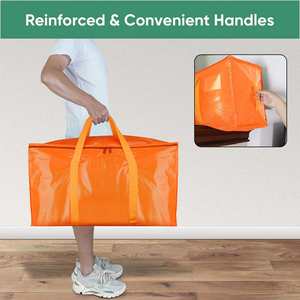 Paquete de 2 Bolsas de Mudanza Extra Grandes con Asas Reforzadas, Bolsa de Almacenamiento Resistente para Ropa - Product Image 4