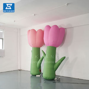 Modèle de fleurs de tulipes gonflables géantes pour la publicité de l'<span class=keywords><strong>EXPO</strong></span> du jardinage - Product Image 4