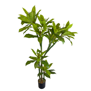 Arbre artificiel de <span class=keywords><strong>Plumeria</strong></span> de 180 cm pour la décoration intérieure, le bureau, les fleurs en soie, faux bonsaï, <span class=keywords><strong>plante</strong></span> durable pour la décoration de la maison et du jardin - Product Image 1