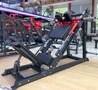 TOPTONS nouvelle série équipement de gymnastique commercial plaque de Fitness chargé équipement de Fitness presse à jambes Hack Squat Machine