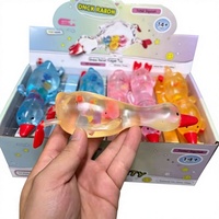 Jouet Squishy Canard Mignon Populaire Transfrontalier en TPR, Luminescent dans le Noir, Moulable pour Soulager le Stress, pour Filles et Garçons
