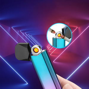 Encendedor de Cigarrillos USB Personalizado al por Mayor de Fábrica, Encendedor Electrónico de Butano Moderno con Forma de <span class=keywords><strong>Cono</strong></span>, Envío Rápido - Product Image 3