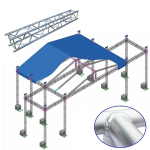Hệ thống giàn khung sân khấu bằng hợp kim nhôm di động 40 x 40, kiểu dáng hình tam giác, thiết kế hình vuông, dùng cho màn hình DJ - Product Image 3