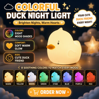 Lampe tactile personnalisée en silicone en forme de canard, petite lampe de chevet à intensité variable, lampe à capteur tactile, lumière LED en silicone, rechargeable par USB
