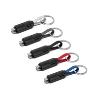 Câble magnétique Type-C de 16 cm, design mini porte-clés, PD 60W, charge rapide pour iPhone et ordinateur