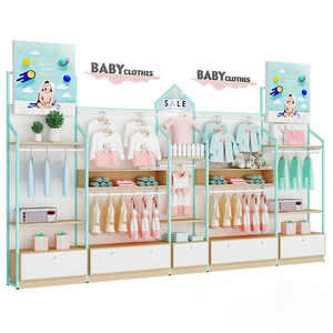 Scaffali per negozi di abbigliamento in metallo biancheria intima e calzini appesi espositore per mamma e Baby Store per bambini - Product Image 2