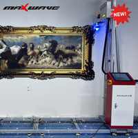 Imprimante murale adhésive 3D pour peinture à l'huile UV, impression pleine couleur, fonctionne avec DX7, une tête pour mxkw